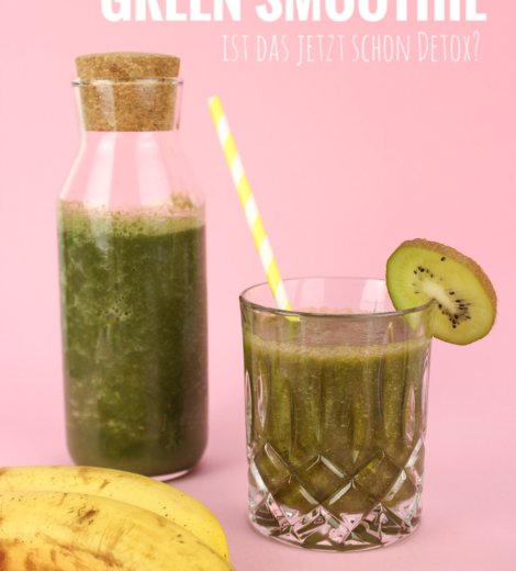 Green Smoothie mit Chlorella </br> Ist das jetzt schon Detox?