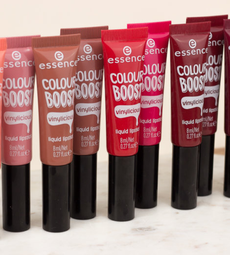 essence Update Frühjahr 2018 <br/> colour boost vinylicious liquid lipsticks