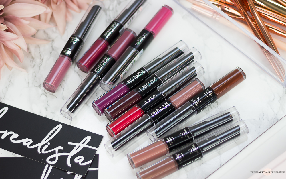 L'Oréal Infaillible 24 Hr Lipsticks Drogerie Review