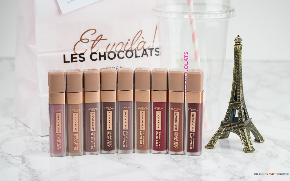 L'Oréal Les Chocolats Ultra Matte Liquid Lipsticks Review Drogerie