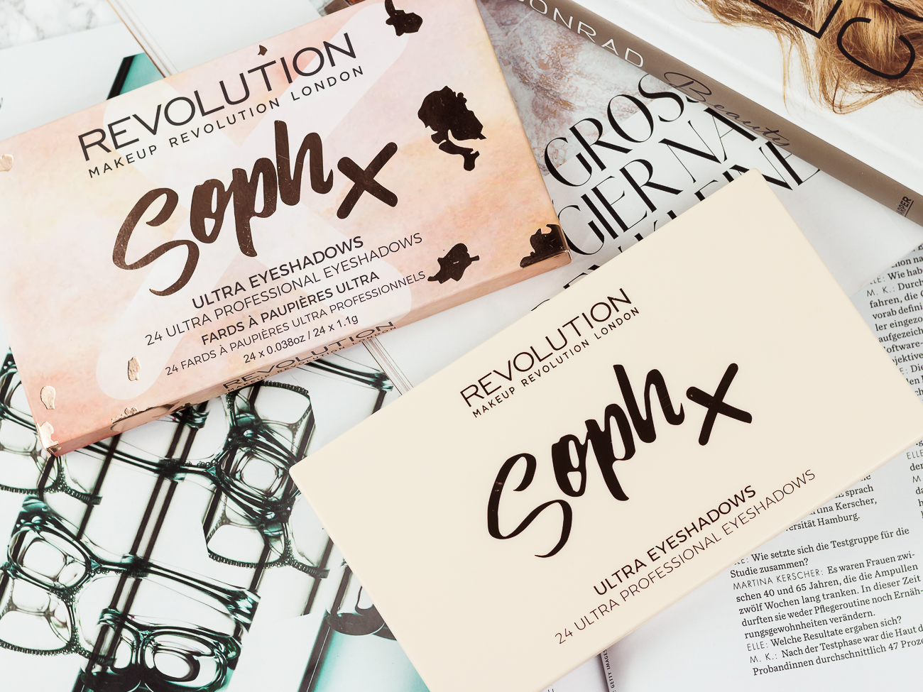 Makeup Revolution x Soph Palette Lidschatten Drogerie Review