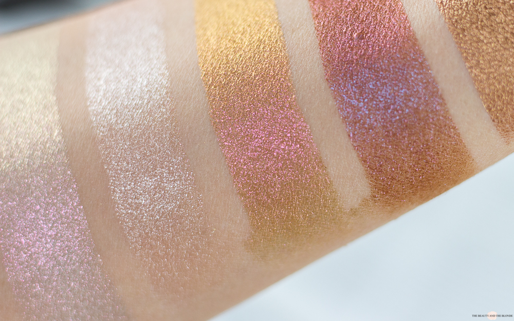 LOV Me First Palette Drogerie Drugstore Eyeshadow Highlighter Duochrome Review Swatches