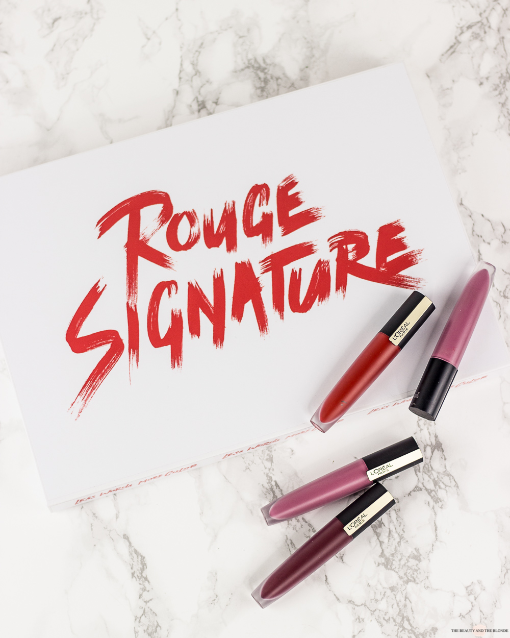 L'Oréal Rouge Signature Lipsticks Review Drogerie Erfahrung