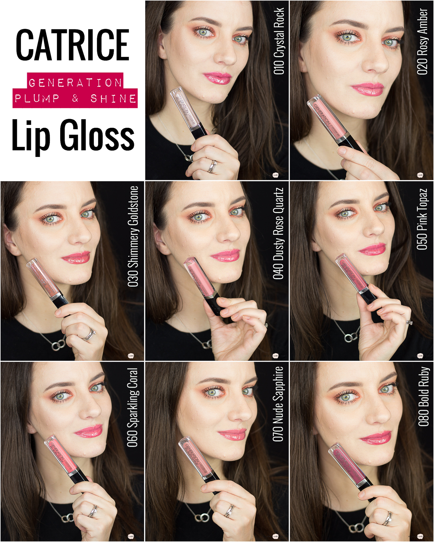 Catrice Generation Plump and Shine Lip Gloss Review Swatches Lipswatches