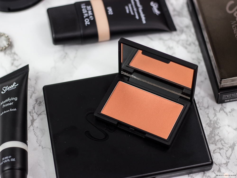 Sleek MakeUp Blush coral Review Swatches Müller Drogerie
