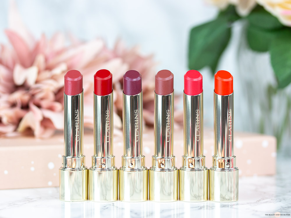 Clarins Joli Rouge Lacquer Review Swatches