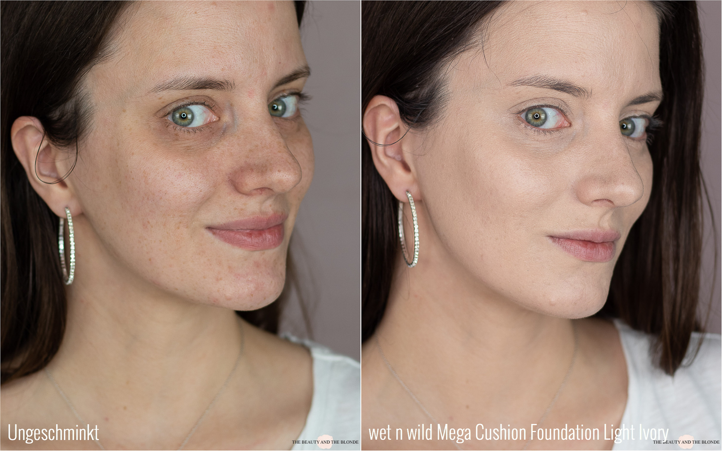 wet n wild Mega Cushion Foundation Review Swatches Tragefoto
