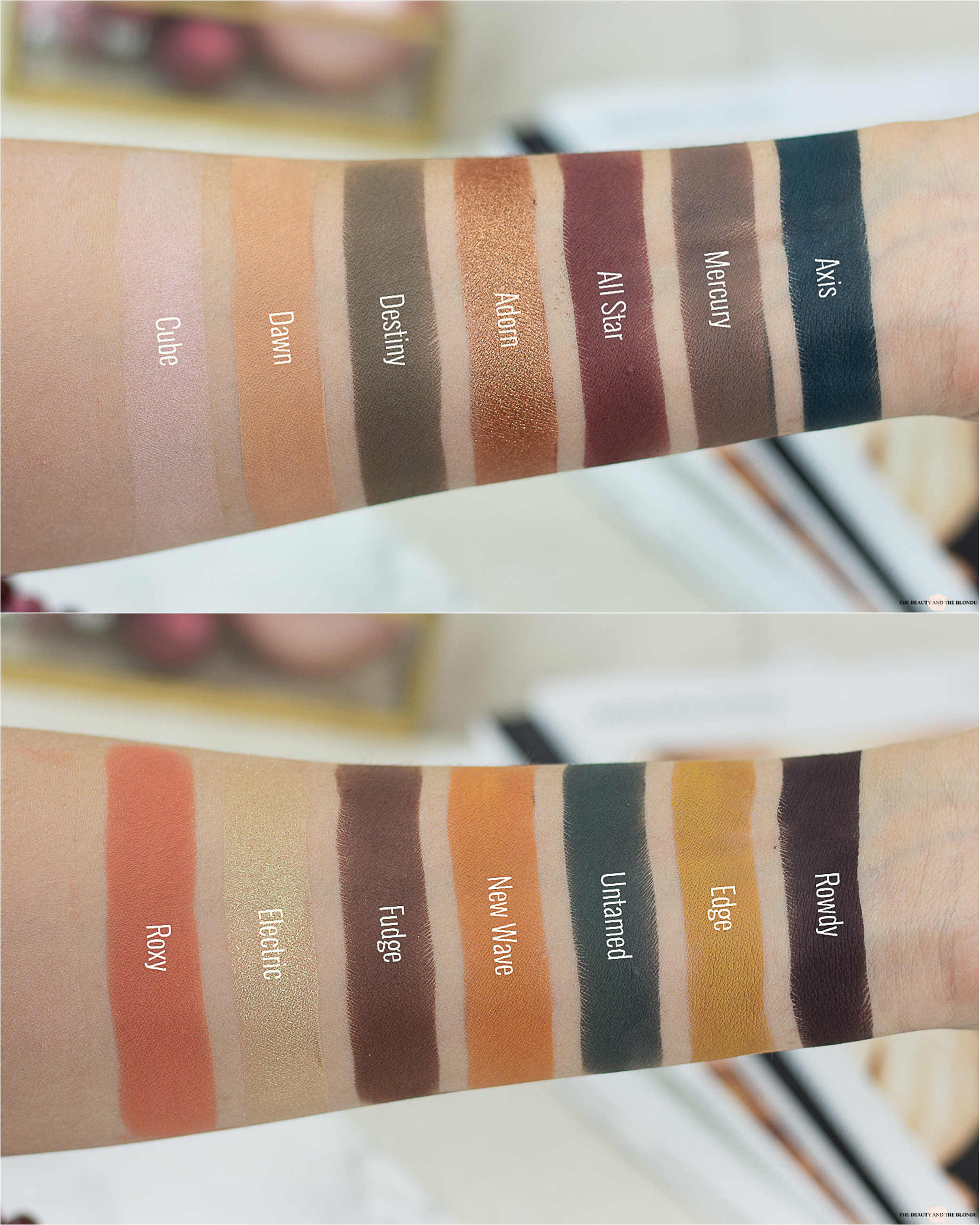 Subculture Palette Anastasia Beverly Hills ABH Swatches