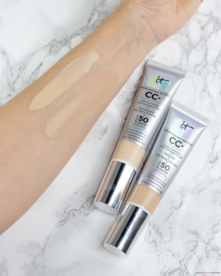 Foundation Friday it Cosmetics CC Cream The Beauty and the Blonde