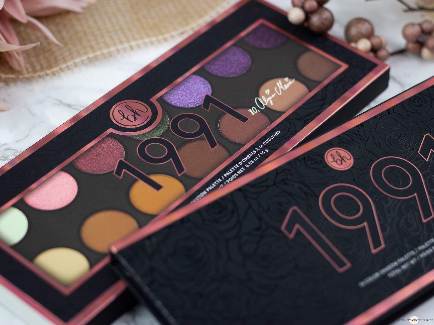 bhCosmetics Alycia Marie 1991 Palette Review Swatches 