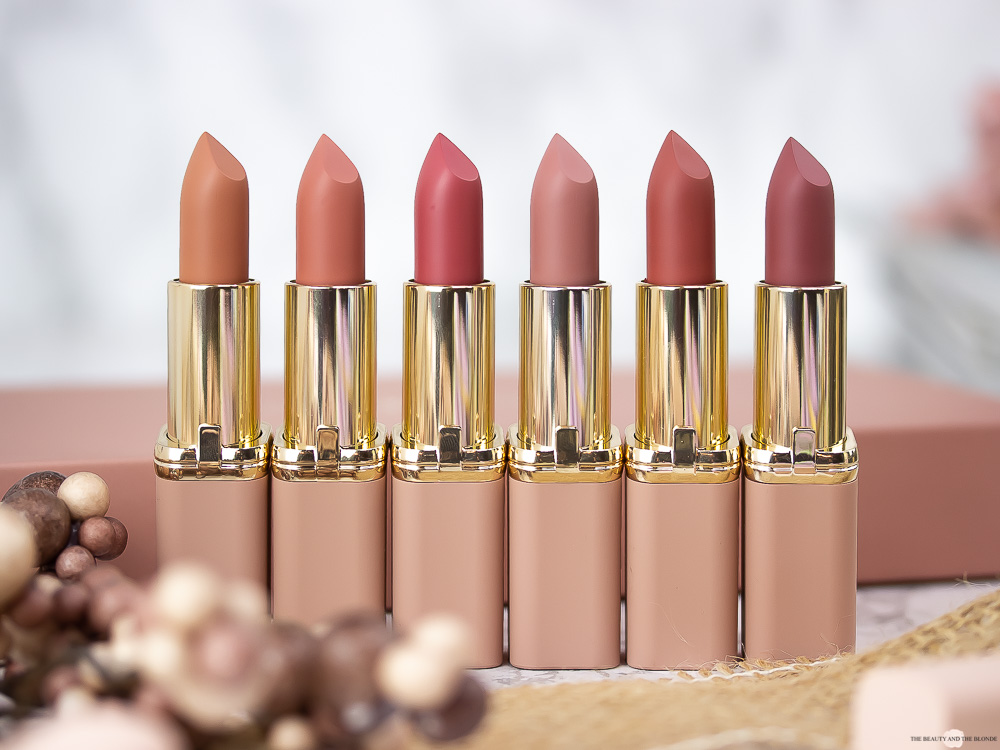 L'Oréal Color Riche Ultra Matte Free The Nudes Lippenstifte Review 