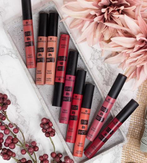 essence stay 8h matte liquid lipsticks