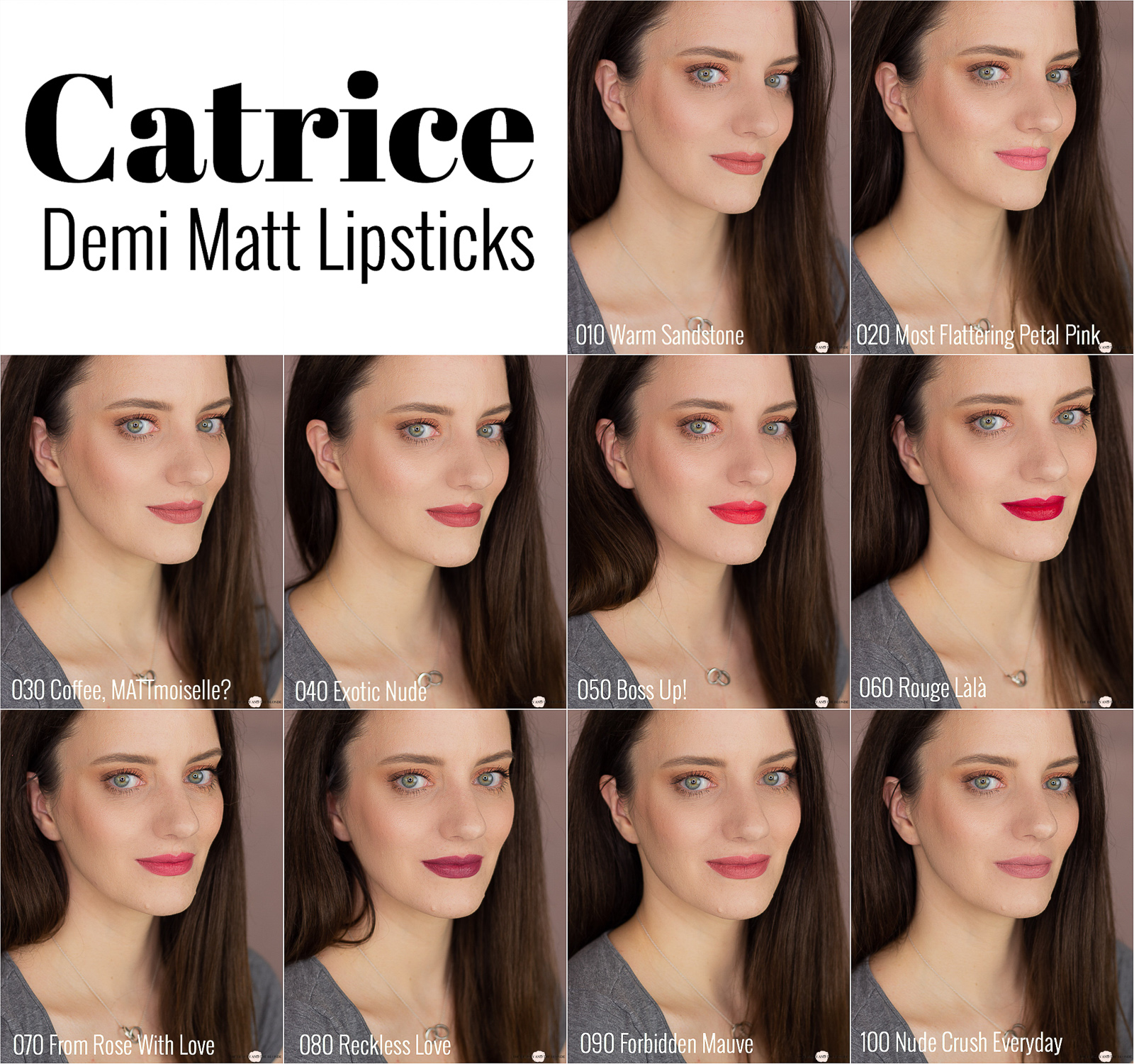 Catrice Demi Matt Lipsticks The Beauty And The Blonde