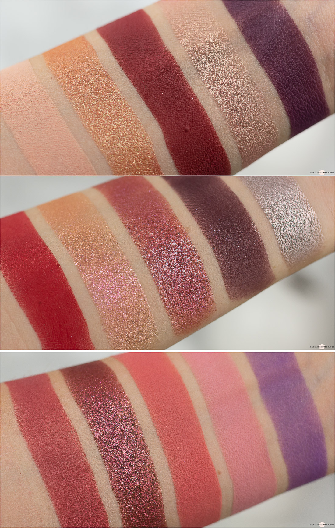 Natasha Denona Love Palette Swatches