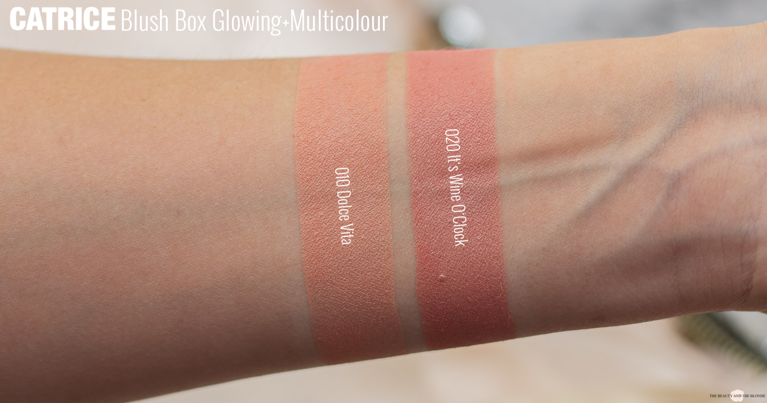 Catrice Blush Box Glowing Multicolour Swatches