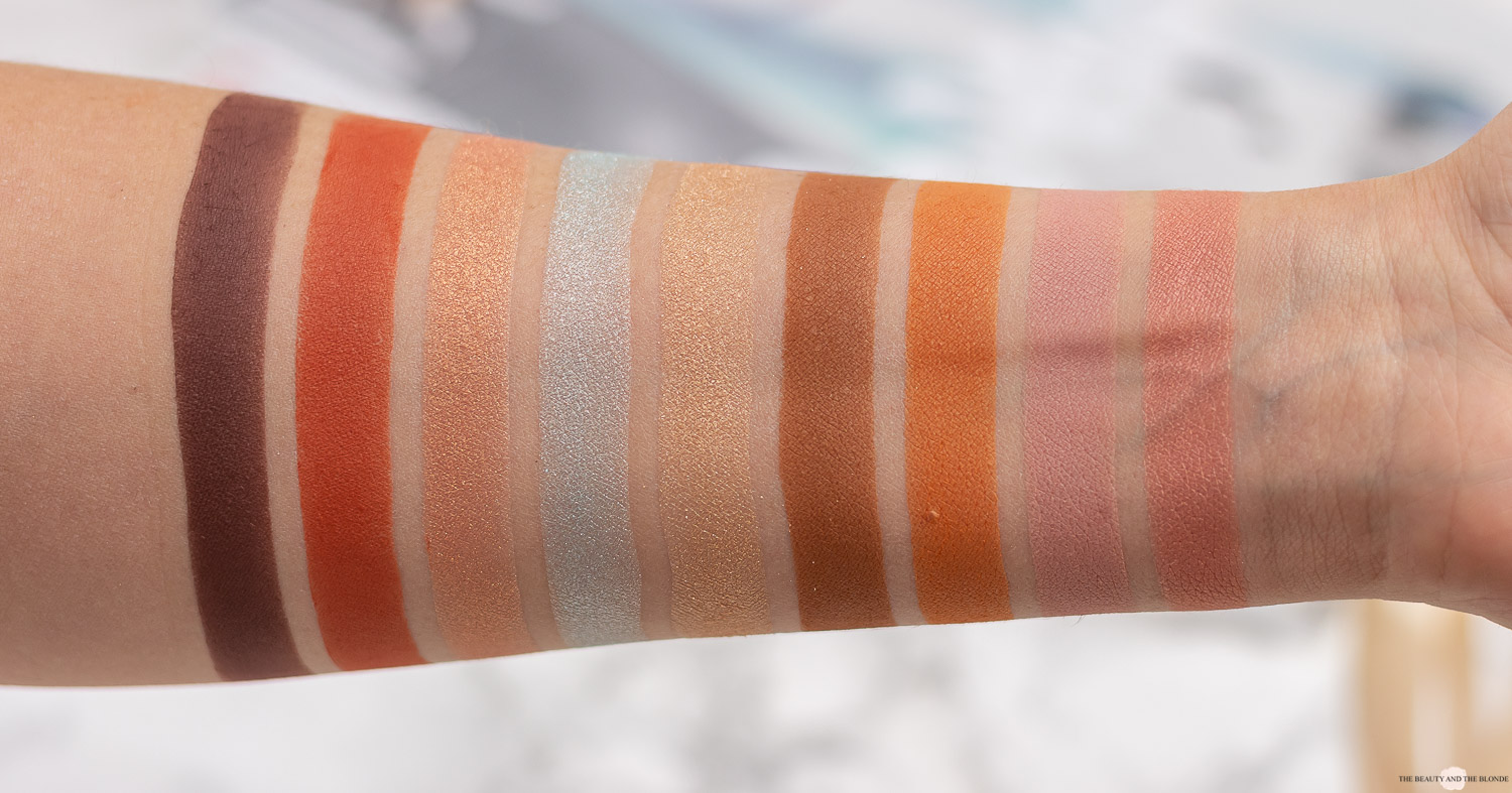 essence Konnichiwa Tokyo City Palette Swatches