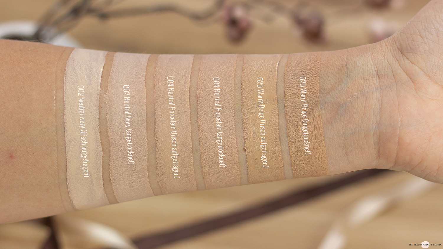 Catrice True Skin Foundation Swatches