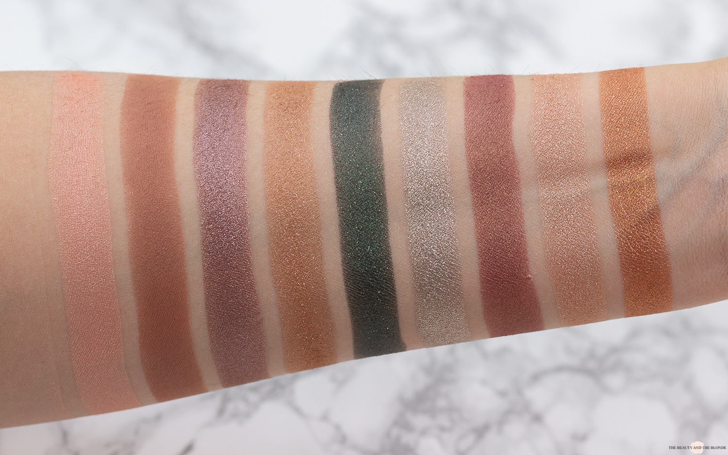 L'Oréal Rue Royale Kollektion Lidschatten Swatches