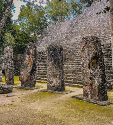 Calakmul </br> Spektakuläre Maya Ruinen mitten im Dschungel